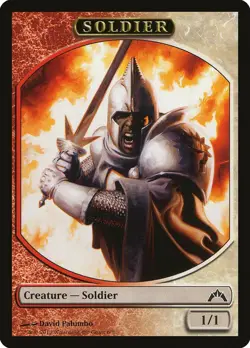 [10x] Soldier Token (06/08) Gatecrash MTG Magic The Gathering NM - Image 1