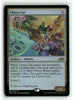 Clown Car 186 Foil Unfinity UNF MTG Magic - Image 1