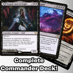 Tergrid, God of Fright Commander Deck EDH 100 Magic Cards Custom Deck MTG Black - Image 1