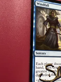 Windfall Iconic Masters Magic The Gathering MTG Shadow Signed Artist Proof 27/50 - Image 3