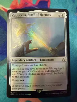 Caduceus, Staff of Hermes (Extended Art) Universes Beyond: Assassin's Creed Foil - Image 1