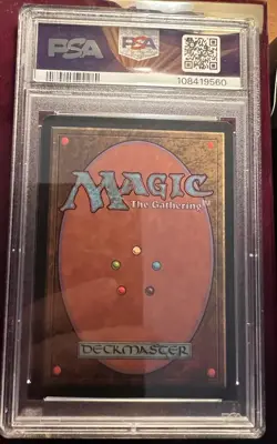 1994 Magic the Gathering Revised Serra Angel PSA 9 Mint - Image 2