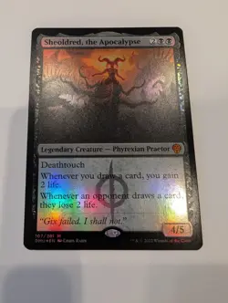 Sheoldred, the Apocalypse Foil Card, Dominaria United, Near Mint, Free Shipping! - Image 1