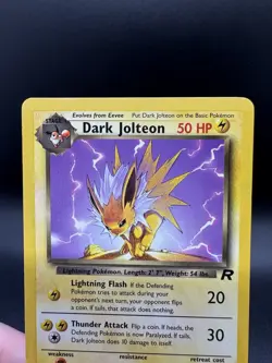 Pokemon TCG Dark Jolteon 38/82 Non-Holo Team Rocket Uncommon MP - Image 3