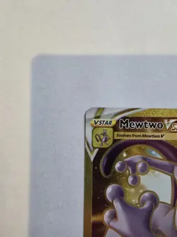 Mewtwo VSTAR 086/078 Pokemon GO TCG Gold Secret Holo Rare NM - Image 3