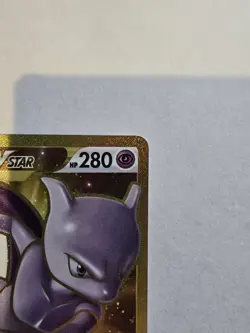 Mewtwo VSTAR 086/078 Pokemon GO TCG Gold Secret Holo Rare NM - Image 4