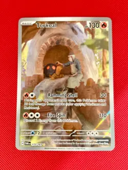 Torkoal - Illustration Rare SV06: Twilight Masquerade 172/167 NM Pokemon card - Image 1