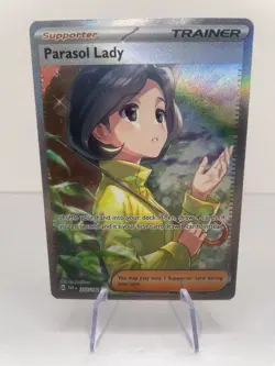Parasol Lady - 255/182 - Paradox Rift Special Illustration Rare - Pokemon TCG NM - Image 1