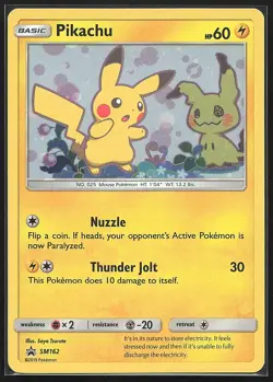 Pikachu Holo #SM162 Promo SM Promos Pokemon TCG NM - Image 1