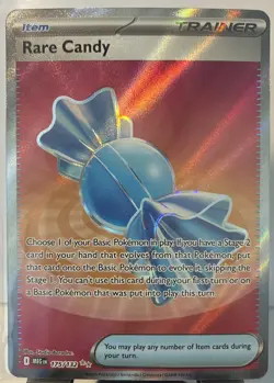 Pokemon Trainer Rare Candy 175/132 Me01: Mega Evolution Holo English Ultra Rare - Image 1