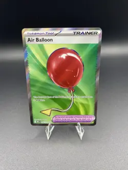 Pokemon TCG Air Balloon Full Art Ultra Rare Card 166/132 Mega Evolution - Image 1