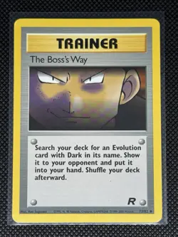 Pokemon The Boss’s Way (Team Rocket 73/82) Vintage (NM) - Image 1