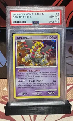 PSA 10 2009 GIRATINA HOLO #9 POKEMON PLATINUM BASE SET - Image 1