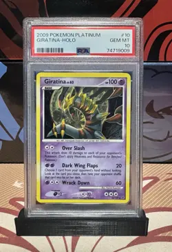 PSA 10 2009 GIRATINA HOLO #10 POKEMON PLATINUM BASE SET - Image 1