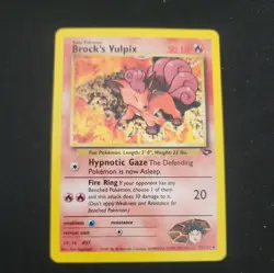 Brock's Vulpix - 37/132 Gym Challenge - Pokemon TCG - 2000 - Image 1