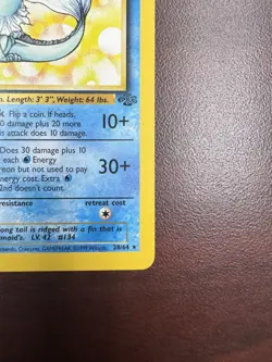 Vaporeon (28) 28/64 - Jungle - Rare - Pokemon TCG - LP - Image 5