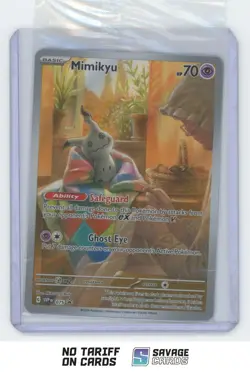 2024 Pokemon Black Star Promo Paldean Fates Mimikyu #075 - Image 1