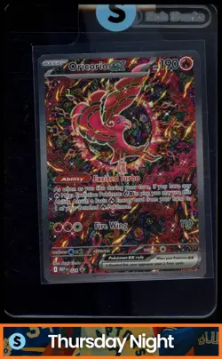 2025 POKEMON BLACK STAR PROMOS PHANTASMAL FLAMES #024 ORICORIO EX - Image 1
