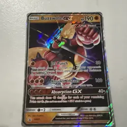 Pokemon TCG Buzzwole GX - SM69 SM Black Star Promo SM69 Promo - Image 1