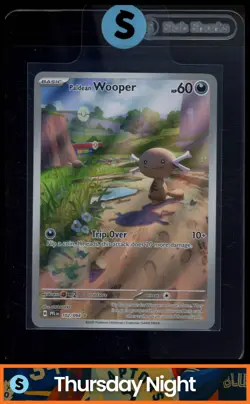 2025 POKEMON PHANTASMAL FLAMES PFL EN #102/094 PALDEAN WOOPER ILLUSTRATION RARE - Image 1