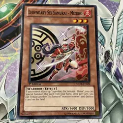 Yu-Gi-Oh TCG Legendary Six Samurai - Mizuho STOR-EN024 MP 1st Edition - Image 1