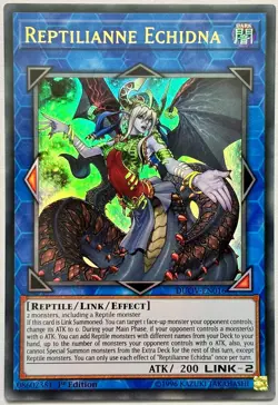 DUOV-EN016 Reptilianne Echidna - Ultra Rare 1st Edition Lightly Played YuGiOh - Image 1