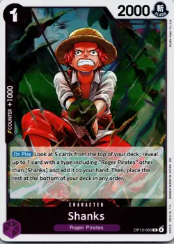 One Piece Shanks (065) Playset 4x R OP13-065 NM - Image 1