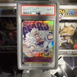 2023 ONE PIECE JPN AWAKENING OF THE NEW ERA ALT ART #119 MONKEY D. LUFFY PSA 10 - Image 1