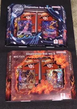 One Piece TCG Illustration Box Vol. 5 And Vol.6 New Sealed - Image 1