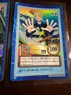 ONE PIECE Holo Luffy Zoro Sanji Vintage Carddass Hyper Battle Japanese Bandai - Image 5