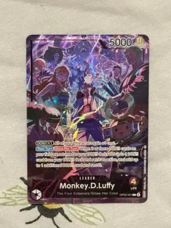 One Piece TCG Monkey.D.Luffy OP09-061 Leader 2nd Anniversary The Four Emperors - Image 1