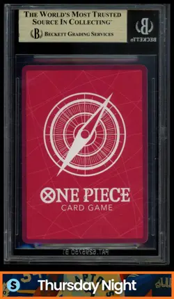 2023 ONE PIECE KINGDOMS OF INTRIGUE #OP04-039 REBECCA ALTERNATE ART BGS 9.5 - Image 2