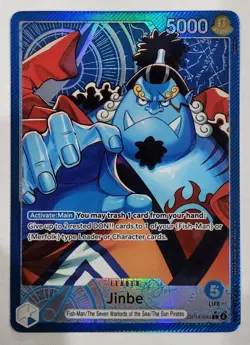 Jinbe Leader OP14-040 Alternate Art The Azure Sea's Seven English One Piece Alt - Image 1