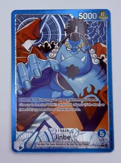 Jinbe Leader OP14-040 Alternate Art The Azure Sea's Seven English One Piece Alt - Image 2