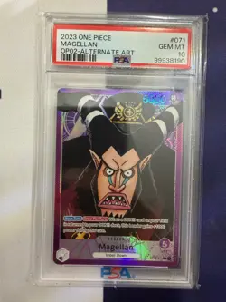 2023 Magellan Leader Alt Art OP02-071 Paramount War One Piece PSA 10 - Image 1