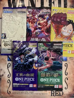 One Piece Card -Japanese Booster Pack Bundle Set OP-12 OP-11 OP-10 OP-07 EB-02 - Image 1