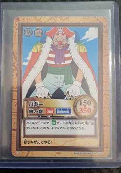 1999 BANDAI One Piece Hyper Battle C98 BUGGY TRUE 1ST SET EARLY CARD - Image 1