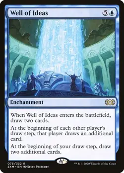 MTG Double Masters Well Of Ideas x1 Rare Blue Enchantment NM/M - Image 1