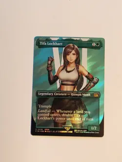 Tifa Lockhart (Borderless) (Surge Foil) Final Fantasy Foil - Image 1
