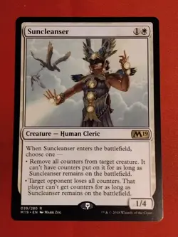 Suncleanser - Core Set 2019 #039/280 MTG Magic The Gathering - Unplayed Mint+ - Image 1