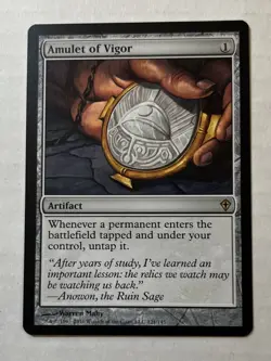 Amulet Of Vigor X1 - Mint Pack Fresh - Worldwake MTG Magic The Gathering English - Image 1