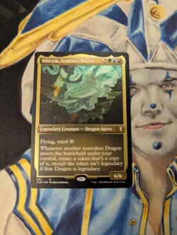MTG Miirym, Sentinel Wyrm Commander Legends Foil Etched English NM to Mint x1 - Image 1