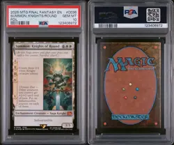 Summon: Knights of Round #0036 Mythic Foil Final Fantasy MTG psa10 - Image 3