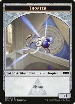 THOPTER/BIRD TOKEN x10 (Double Sided) ~mtg NM Ravnica Allegiance Free Shipping - Image 1