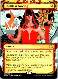 Faithless Looting (Foil Etched) Strixhaven: Mystical Archives,38 NM - Image 1