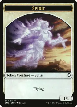 10 x SPIRIT TOKEN (05/19) NM mtg Commander Anthology II White - Image 1