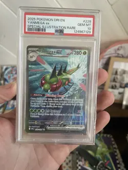 2025 Pokemon Destined Rivals En Yanmega Ex Special Illustration Rare #228 PSA 10 - Image 1