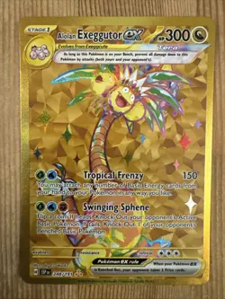 Alolan Exeggutor ex 248/191 - Surging Sparks Gold Ultra Rare Pokemon TCG NM - Image 1