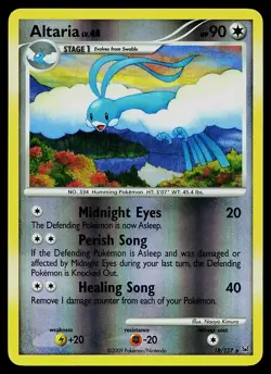 Pokemon Card - Altaria Platinum 18/127 Rare Reverse Holo - Image 1