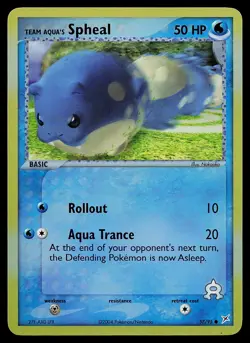 Pokemon Card - Team Aqua's Spheal Team Magma vs Team Aqua 57/95 Reverse Holo - Image 1
